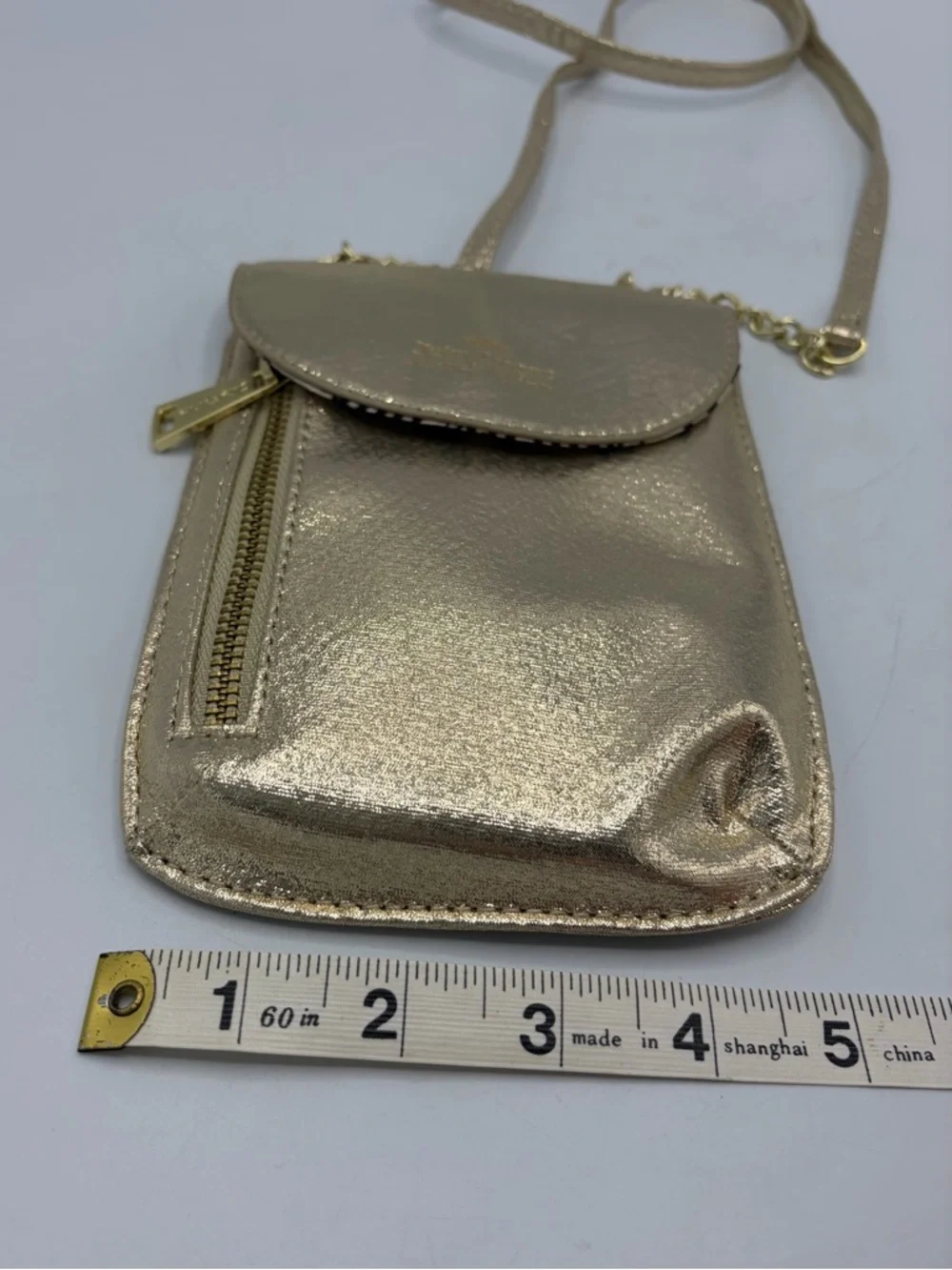 Juicy Couture Metallic Gold Crossbody Bag
